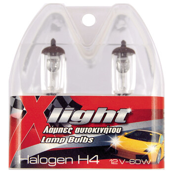 XLight  ΛΑΜΠΕΣ ΑΛΟΓΟΝΟΥ Η4 60/55W ΖΕΥΓΑΡΙ