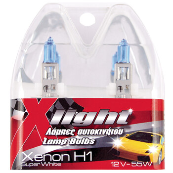 XLight  ΛΑΜΠΕΣ XENON H1 55W ΖΕΥΓΑΡΙ