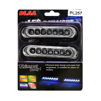 DLAA  ΠΡΟΒΟΛΕΙΣ DAYLIGHT LED ΜΠΛΕ 12V