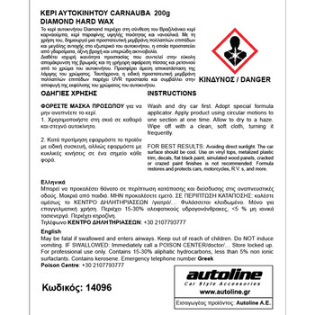 Flamingo  FLAMINGO ΚΕΡΙ ΑΥΤΟΚΙΝΗΤΟΥ CARNAUBA 200gr
