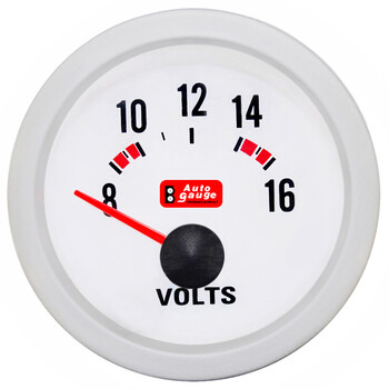 Auto Gauge  ΒΟΛΤΟΜΕΤΡΟ ΛΕΥΚΟ A.G.