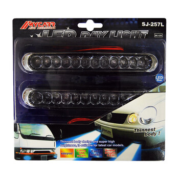 MyCarr  ΠΡΟΒΟΛΑΚΙΑ ΗΜΕΡΑΣ 12 LED ΜΠΛΕ 12V