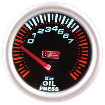Auto Gauge  ΠΙΕΣΗ ΛΑΔΙΟΥ ΜΑΥΡΟ A.G.