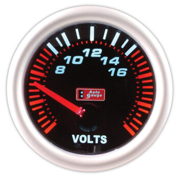 Auto Gauge  ΒΟΛΤΟΜΕΤΡΟ ΜΑΥΡΟ A.G.