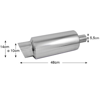 OEM  ΕΞΑΤΜΙΣΗ ΜΟΝΗ INOX+SIL.HJ-A007