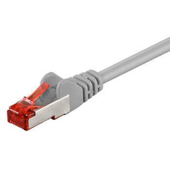 GOOBAY καλώδιο δικτύου 50891, CAT 6 S/FTP, copper, 250MHz, 10m, γκρι