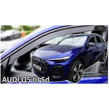 ΑΝΕΜ.10286 ΑΝΕΜΟΘΡΑΥΣΤΕΣ ΓΙΑ AUDI Q5 3 (GU) 5D 2024+ ΖΕΥΓΑΡΙ ΑΠΟ ΕΥΚΑΜΠΤΟ ΦΙΜΕ ΠΛΑΣΤΙΚΟ HEKO - 2 ΤΕΜ