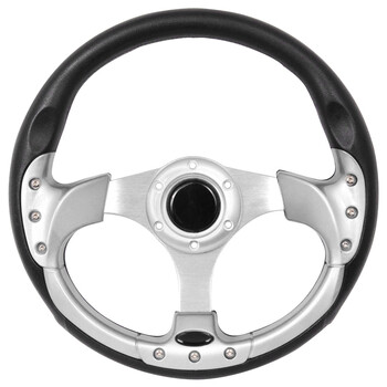 Autoline  ΤΙΜΟΝΙ ΣΠΟΡ 32cm - ΜΑΥΡΟ/ΑΣΗΜΙ