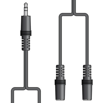 AvLink 112.046UK Καλώδιο 3.5mm Stereo Βύσμα - 2 x 3.5mm Stereo Υποδοχή 1,2m (Τεμάχιο)