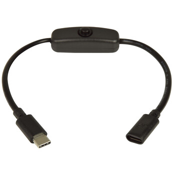 AvLink 113.026UK Καλώδιο Επέκτασης USB Type-C με Διακόπτη Τροφοδοσίας 0,25m (Τεμάχιο)