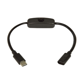AvLink 113.026UK Καλώδιο Επέκτασης USB Type-C με Διακόπτη Τροφοδοσίας 0,25m (Τεμάχιο)