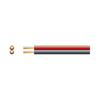 Mercury 802.673UK-1 Καλώδιο Ηχείων 2 x 1.15mm² Red/Black 1m (ανά μέτρο)