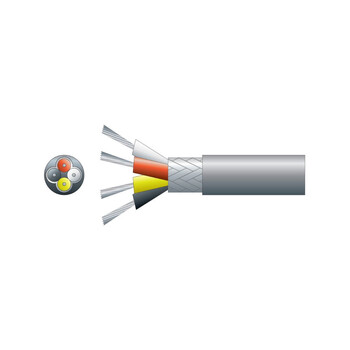 Mercury 804.263UK-1 Καλώδιο Σήματος 4 x 0.20mm² Γκρι (Ανά Μέτρο)