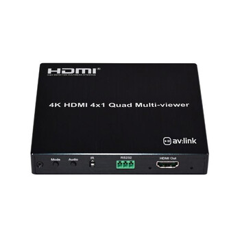 AvLink HDMV-41 4K HDMI Multi-viewer 4x1