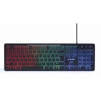 GEMBIRD 3-in-1 WIRED BACKLIGHT DESKTOP SET BLACK