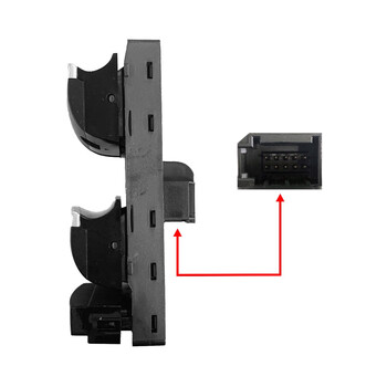 ΔΙΑΚ.EWS-AU-014/AJ ΔΙΑΚΟΠΤΗΣ ΓΙΑ AUDI A3 2003+ / A6 2004+ / Q7 2006+ ΠΟΛΛΑΠΛΟΣ ΠΑΡΑΘΥΡΩΝ 10 PIN NTY - orig. 4F0959851H / 4F0959851H5PR - 1 ΤΕΜ.