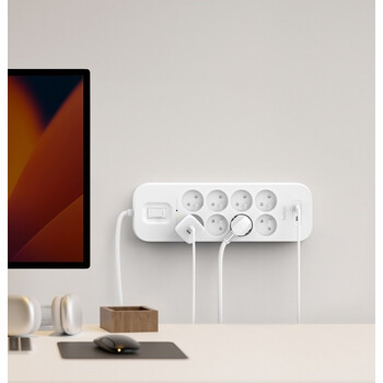 Belkin SRB004vf2M Surge Protector with USB-C® Ports (8 Outlets with USB-C)