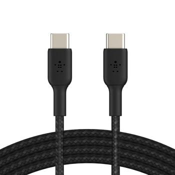 Belkin CAB004bt1MBK Braided USB-C to USB-C Cable (1m)