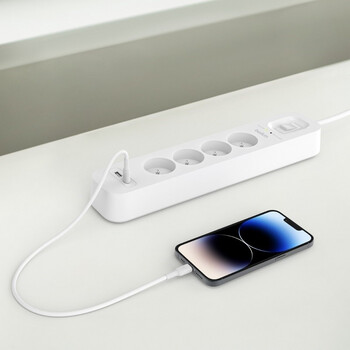 Belkin SRB001vf2M Surge Protector with USB-C® and USB-A Ports (4 Outlets with 1 USB-A & 1 USB-C)