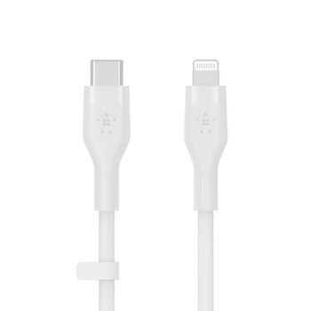 Belkin CAA009bt3MWH BOOST↑CHARGE™ Flex USB-C Cable with Lightning Connector