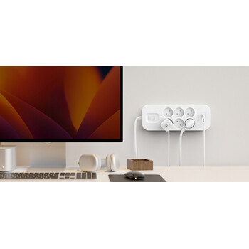Belkin SRB002vf2M Surge Protector with USB-C® and USB-A Ports (6 Outlets with 1 USB-A & 1 USB-C)
