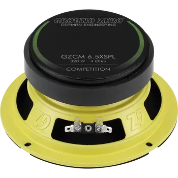 Ground Zero  Gzcm 6.5xspl  Ζευγος -320 Watts Max
165 mm / 6.5″ High Efficient Midrange Speaker With Reinforced, Water Repellant Paper Cone Άμεση Παράδοση