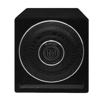 Macrom  Msw200a  Ενεργό Subwoofer box 8'' με Ενσωματωμένο Ενισχυτή  200w rms Άμεση Παράδοση