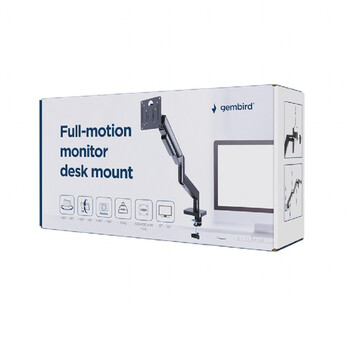 GEMBIRD FULL-MOTION DESK DISPLAY MOUNTING ARM 17'-32' BLACK