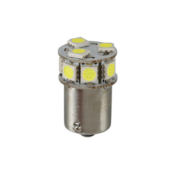 L5771.9 . P21W 24/32V Ba15s 3,5W 180lm 10xSMDx1CHIP LED CAN-BUS (ΦΟΥΝΤΟΥΚΙ) ΛΕΥΚΟ ΔΙΑΘΛΑΣΗΣ ΣΑΚΟΥΛΑ ​ LAMPA - 20 TEM.