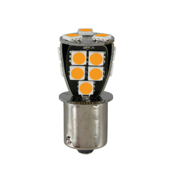 L5787.7 . P21W 24/32V Ba15s 110lm 18xSMDx1CHIP LED CAN-BUS (ΦΟΥΝΤΟΥΚΙ) ΠΟΡΤΟΚΑΛΙ BLISTER​ LAMPA - 1 TEM.