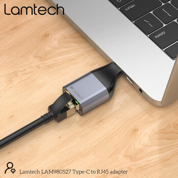 LAMTECH USB-C TO RJ45 OTG EHTERNET ADAPTER