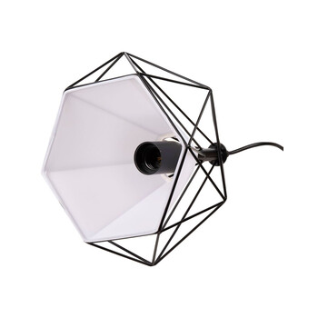 VenCore - Diamond Black - Κρεμαστό Μονόφωτο Φωτιστικό E27 Μοντέρνο Μεταλλικό Μαύρο Πλέγμα - Μ25 x Π25 x Υ25cm