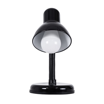 VenCore - Flexi Desk Black - Επιτραπέζιο Μονόφωτο E27 Μοντέρνο Μέταλλο Μαύρο Καμπάνα - Μ12 x Π12 x Υ32cm