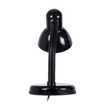 VenCore - Flexi Desk Black - Επιτραπέζιο Μονόφωτο E27 Μοντέρνο Μέταλλο Μαύρο Καμπάνα - Μ12 x Π12 x Υ32cm