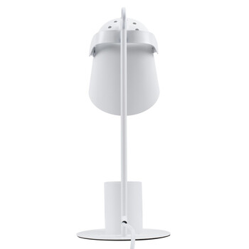 VenCore - Focus Desk White - Επιτραπέζιο Μονόφωτο E27 Μοντέρνο Μέταλλο Λευκό Καμπάνα - Μ12 x Π15 x Υ38cm