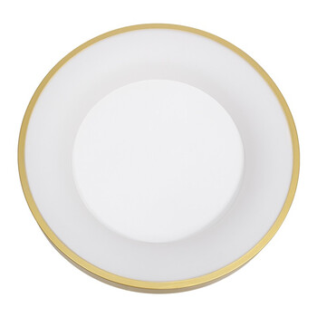 VenCore - Gold Aura - Πλαφονιέρα Μονόφωτο LED 75W Μοντέρνο Χρυσό Minimal 3 Αποχρώσεις - Μ45 x Π45 x Υ8.5cm