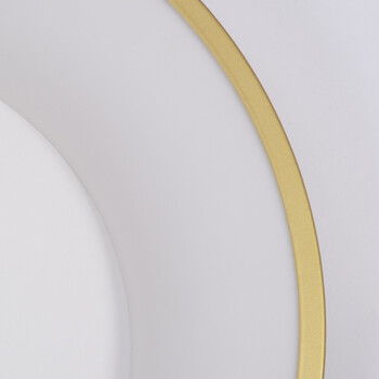 VenCore - Gold Aura - Πλαφονιέρα Μονόφωτο LED 75W Μοντέρνο Χρυσό Minimal 3 Αποχρώσεις - Μ45 x Π45 x Υ8.5cm