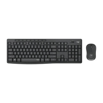 Logitech - Logitech MK295 - Ασύρματο Σετ Πληκτρολόγιο & Ποντίκι USB - Αγγλικό US - Μαύρο