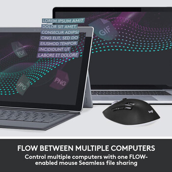 Logitech - Logitech MK850 - Ασύρματο Σετ Πληκτρολόγιο & Ποντίκι USB - Αγγλικό US - Μαύρο