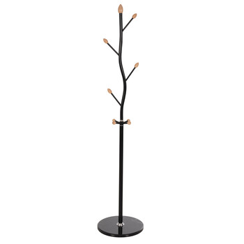 Pakketo - Sergio Καλόγερος Ρούχων Μεταλλικός Μαύρος 37x37x171cm