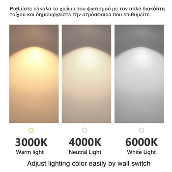 VenCore - Trinity Lume – Μοντέρνο Κρεμαστό Φωτιστικό Οροφής LED 15W Μαύρο Αλουμίνιο Φ22cm με Ρυθμιζόμενο CCT Λευκό - Ημέρας - Θερμό - Χειρισμός CCT μέσω Διακόπτη On-Off