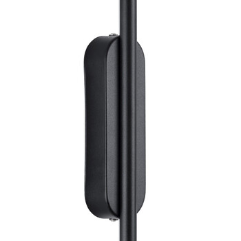 VenCore - Linear Duo Lume Wide Base - Μοντέρνο Επιτοίχιο Δίφωτο LED 9W Μαύρο Αλουμίνιο με Ρυθμιζόμενο CCT Λευκό - Ημέρας - Θερμό - Χειρισμός CCT μέσω Διακόπτη On-Off