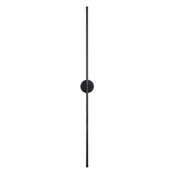 VenCore - Linear Lume Duo Lume Round Base – Μοντέρνο Επιτοίχιο Δίφωτο LED 18W Μαύρο Αλουμίνιο με Ρυθμιζόμενο CCT Λευκό - Ημέρας - Θερμό - Χειρισμός CCT μέσω Διακόπτη On-Off