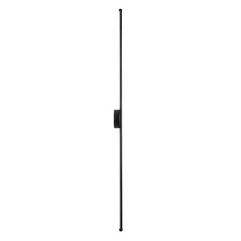 VenCore - Linear Lume Duo Lume Round Base – Μοντέρνο Επιτοίχιο Δίφωτο LED 18W Μαύρο Αλουμίνιο με Ρυθμιζόμενο CCT Λευκό - Ημέρας - Θερμό - Χειρισμός CCT μέσω Διακόπτη On-Off