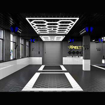 VenCore - StrataBeam - Διακοσμητικό LED Φωτιστικό Πάνελ Οροφής Πολυγωνικού Σχεδιασμού με Εσωτερικά Μοτίβα - 534W 110-240V - Μ484.0 x Π243.3 x Υ2cm - Ψυχρό Λευκό 6500K