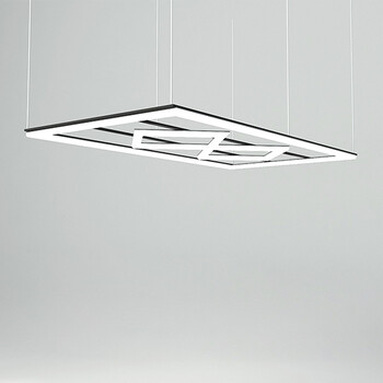 VenCore - ArchRay - Διακοσμητικό LED Φωτιστικό Πάνελ Οροφής Πολυγωνικού Σχεδιασμού με Εσωτερικά Μοτίβα - 731W 110-240V - Μ471.4 x Π236.0 x Υ8cm - Ψυχρό Λευκό 6500K