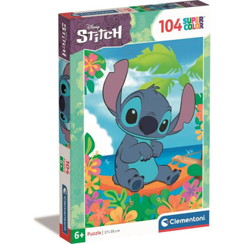 Clementoni Puzzle Super Color Collection - Disney: Stitch 104pcs (25755) (CLE25755)