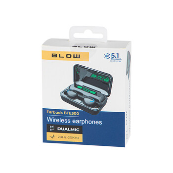 DM-32-819 . Ακουστικά Earbuds BTE500 Blow μαύρα