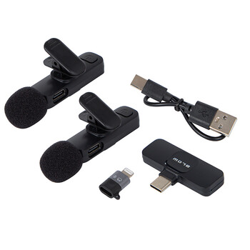 DM-33-070 . Ασύρματο μικρόφωνο πέτου USB-C Blow (2 τμχ)