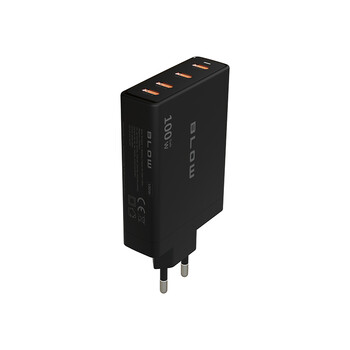 DM-76-031 . Φορτιστής με 4 θύρες USB-C PD 100W GAN BLOW μαύρος